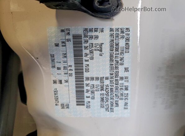 1FADP5FU0HL107697 2017 FORD C-MAX White Engine compartment view