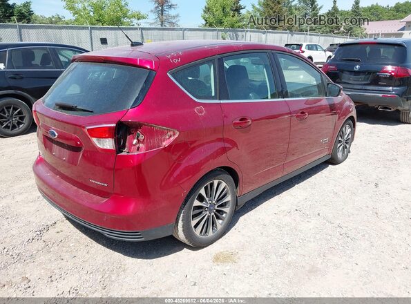 1FADP5FU1HL101343 2017 FORD C-MAX ENERGI Red Հետևի աջ