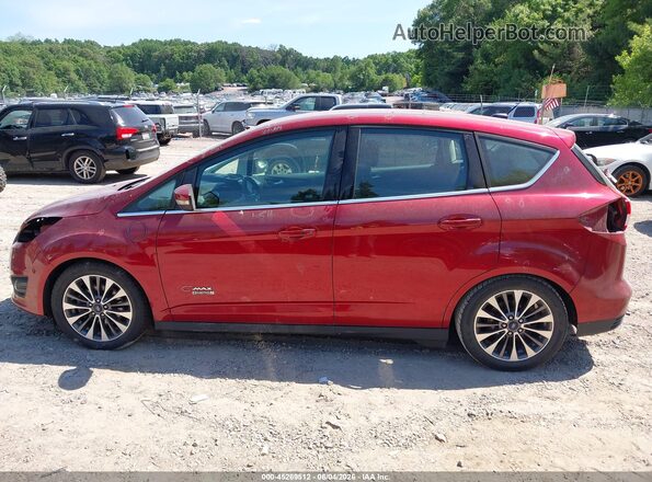 1FADP5FU1HL101343 2017 FORD C-MAX ENERGI Red Սալոնի 360 աստիճան տեսք