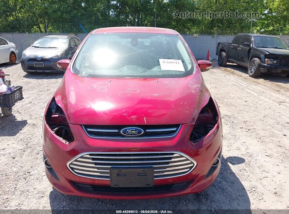 1FADP5FU1HL101343 2017 FORD C-MAX ENERGI Red Սարքավորումների վահանակի տեսք