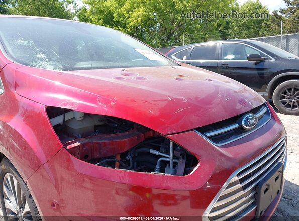 1FADP5FU1HL101343 2017 FORD C-MAX ENERGI Red 