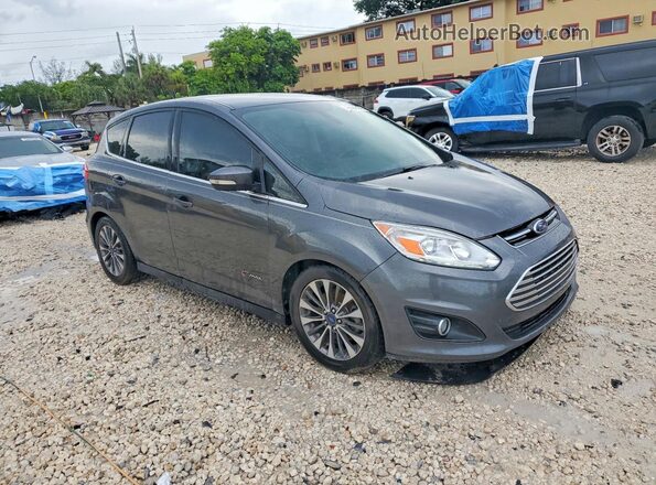 1FADP5FU4HL100123 2017 FORD C-MAX Серый Передняя правая четверть