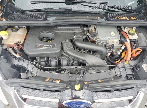 1FADP5FU4HL100123 2017 FORD C-MAX Серый Вид задней части салона
