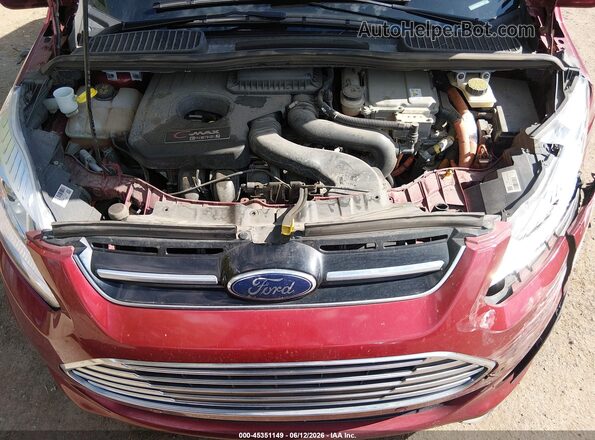 1FADP5FU5HL110384 2017 FORD C-MAX ENERGI Red Vista trasera