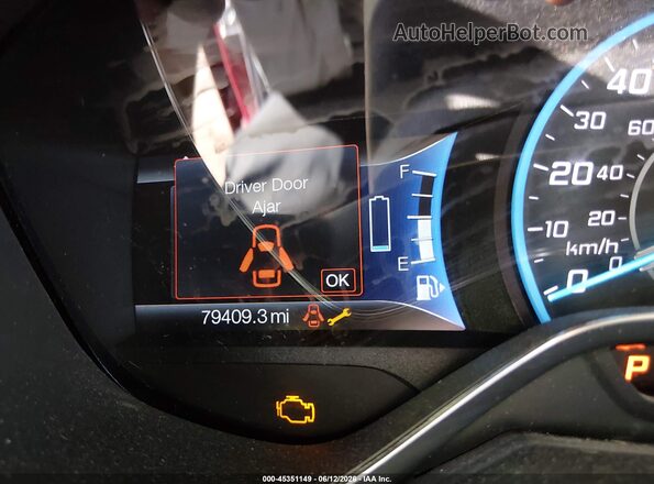 1FADP5FU5HL110384 2017 FORD C-MAX ENERGI Red Vista interior de 360 grados