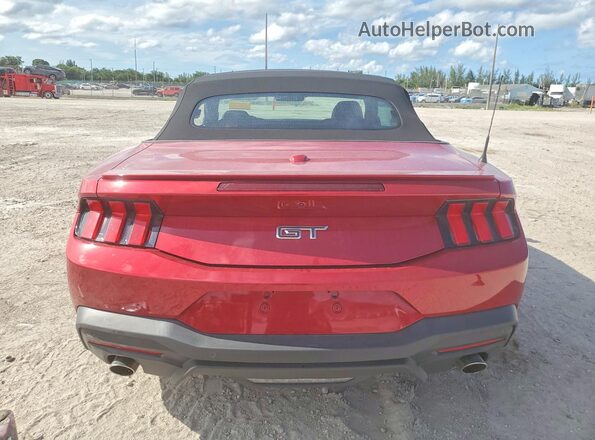 1FAGP8FF4R5104727 2024 FORD MUSTANG Red Rear view