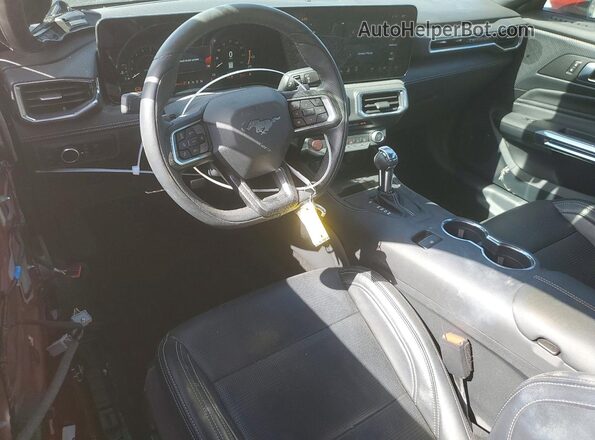 1FAGP8FF4R5104727 2024 FORD MUSTANG Red Dashboard view