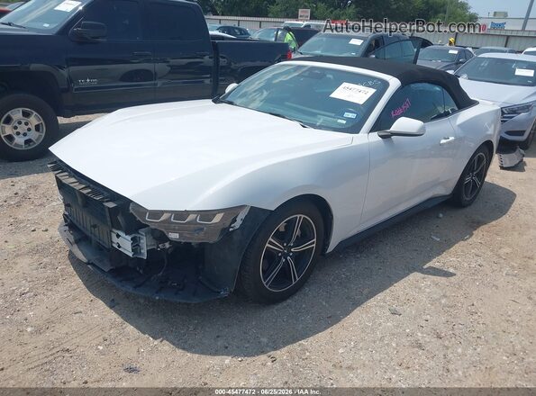 1FAGP8UH1R5140699 2024 FORD MUSTANG White Vista tres cuartos delantera izquierda