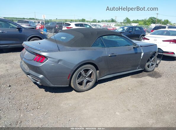 1FAGP8UH4R5122908 2024 FORD MUSTANG Gray Trasero derecho