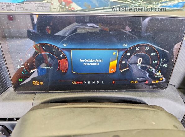 1FAGP8UH5T5111813 2026 FORD MUSTANG Blue Instrument cluster view