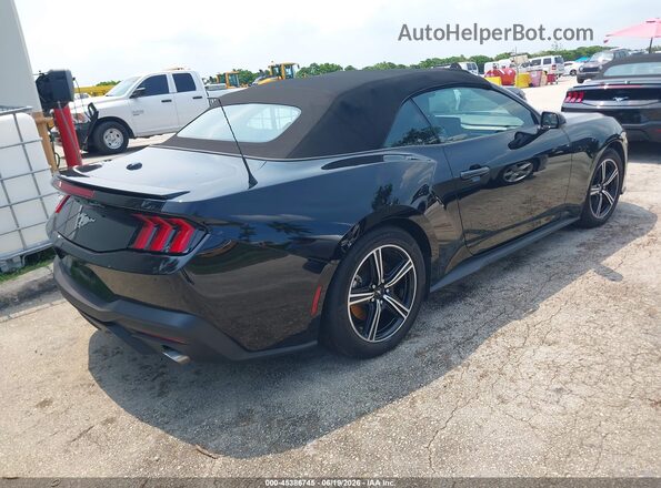 1FAGP8UH6S5124035 2025 FORD MUSTANG Черный Задняя правая четверть
