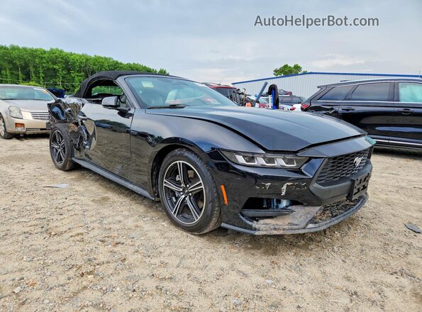 1FAGP8UH7R5126726 2024 FORD MUSTANG Черный Передняя правая четверть