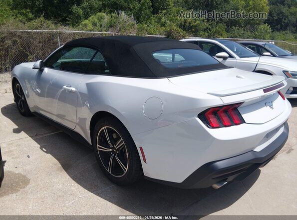 1FAGP8UH8S5123744 2025 FORD MUSTANG White Задня ліва чверть