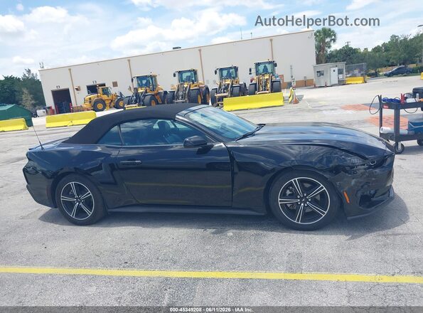 1FAGP8UH9S5111005 2025 FORD MUSTANG Black Widok wnętrza z tyłu