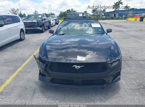 1FAGP8UH9S5111005 2025 FORD MUSTANG Black Widok zestawu wskaźników