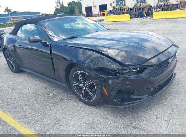 1FAGP8UH9S5111005 2025 FORD MUSTANG Black Widok z przodu