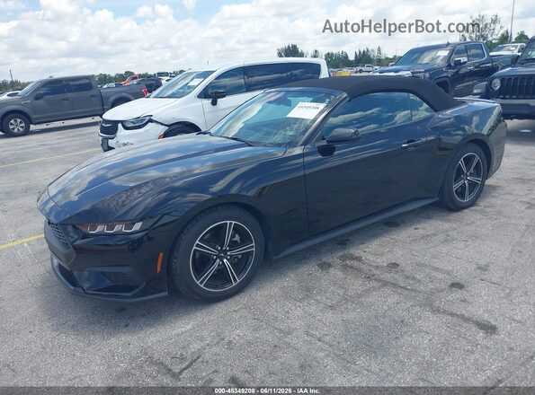 1FAGP8UH9S5111005 2025 FORD MUSTANG Black Przód lewy