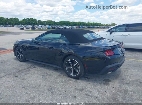 1FAGP8UH9S5111005 2025 FORD MUSTANG Black Tył lewy