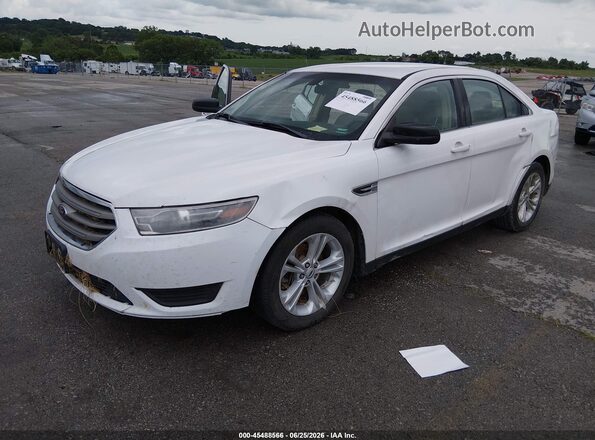 1FAHP2D80GG147341 2016 FORD TAURUS White Vista tres cuartos delantera izquierda