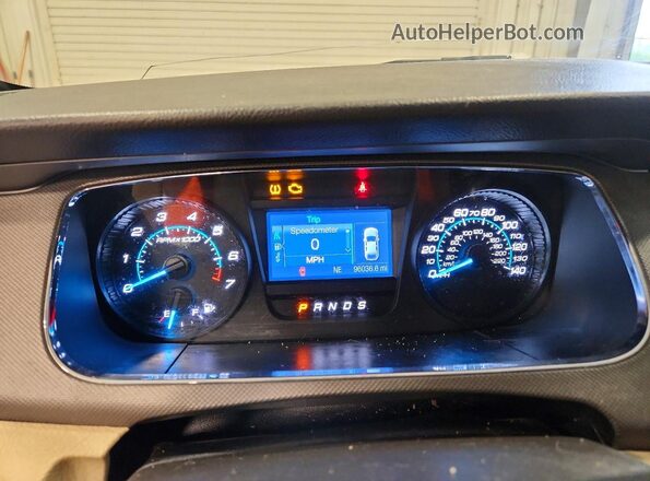 1FAHP2D80HG132355 2017 FORD TAURUS Black Vista del cuadro de instrumentos