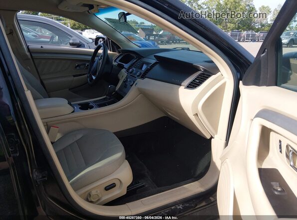 1FAHP2D85HG113395 2017 FORD TAURUS Черный Вид салона спереди