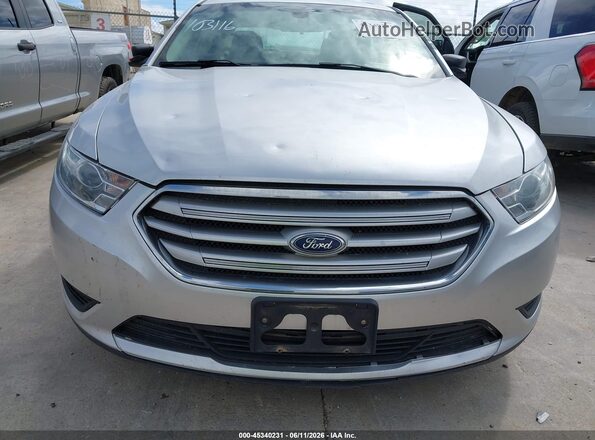 1FAHP2D85JG103116 2018 FORD TAURUS Silver Вид щитка приладів