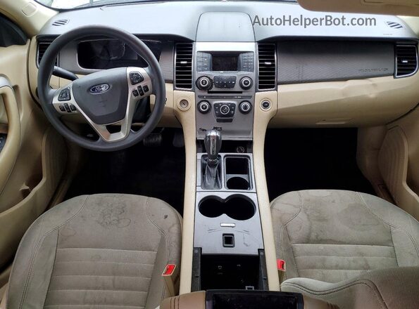 1FAHP2D87HG105301 2017 FORD TAURUS Black Առջևի վահանակի տեսք