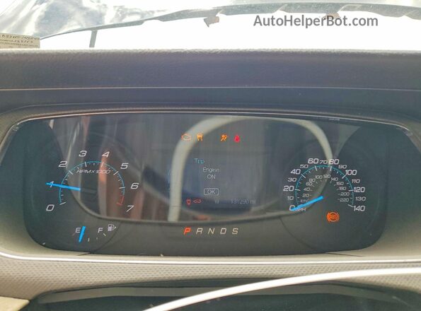 1FAHP2D87HG142848 2017 FORD TAURUS Black Widok zestawu wskaźników