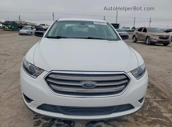 1FAHP2D89KG109986 2019 FORD TAURUS White Vista frontal