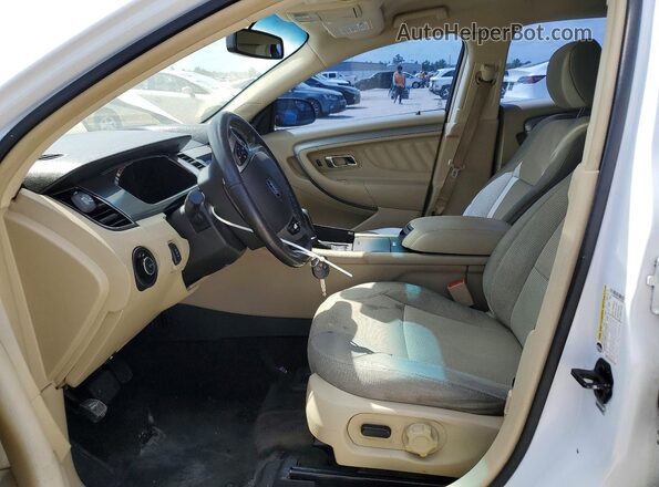 1FAHP2E81GG137934 2016 FORD TAURUS White Սալոնի դիմացի տեսք
