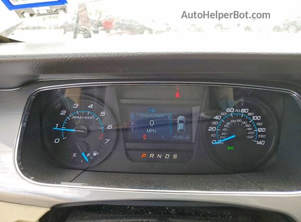 1FAHP2E81GG137934 2016 FORD TAURUS White Սարքավորումների վահանակի տեսք