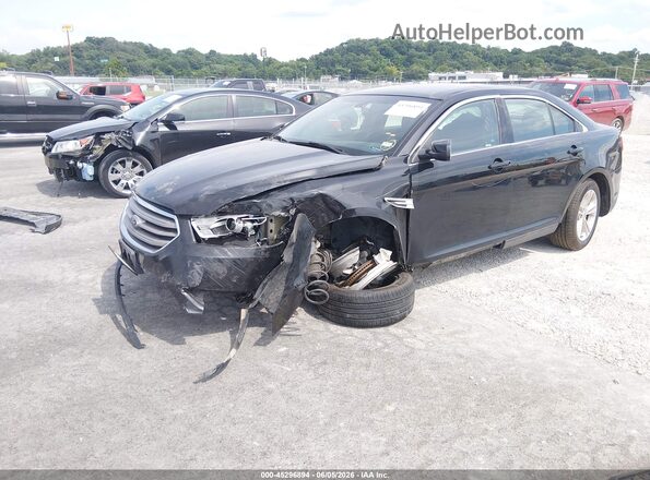 1FAHP2E83GG144609 2016 FORD TAURUS Black წინა მარცხენა ხედი სამი მეოთხედიდან