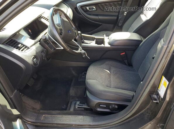 1FAHP2E85GG125625 2016 FORD TAURUS Charcoal Вид салону спереду