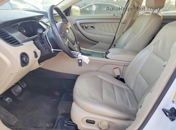 1FAHP2E86GG136567 2016 FORD TAURUS White Front interior view