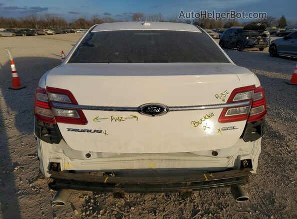 1FAHP2E86GG136567 2016 FORD TAURUS White Rear view