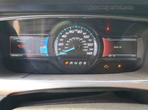 1FAHP2E86HG137624 2017 FORD TAURUS Charcoal Vista del cuadro de instrumentos