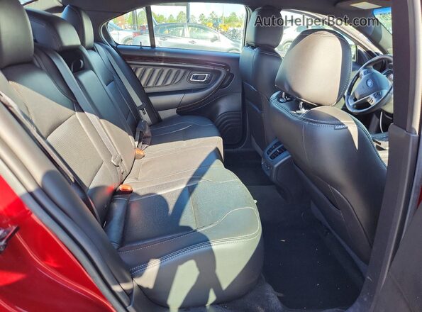 1FAHP2F81GG140685 2016 FORD TAURUS Maroon უკანა სავარძლების ხედი