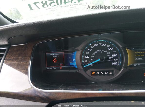 1FAHP2F81HG102312 2017 FORD TAURUS Gray უკანა სავარძლების ხედი