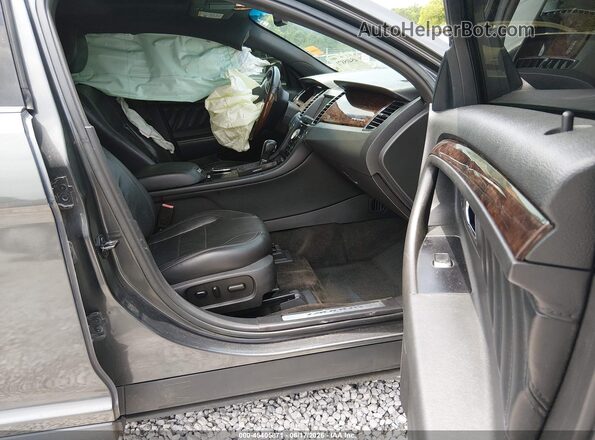 1FAHP2F81HG102312 2017 FORD TAURUS Gray წინა სალონის ხედი
