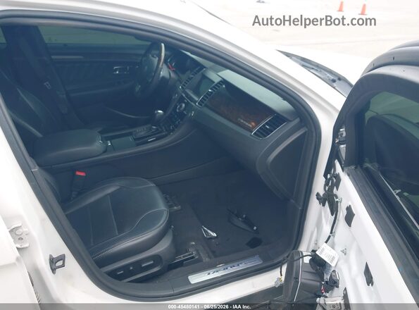 1FAHP2F81JG138586 2018 FORD TAURUS White წინა სალონის ხედი