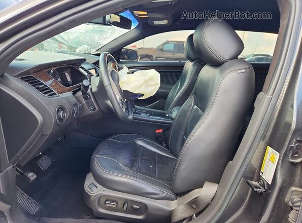 1FAHP2F82KG117988 2019 FORD TAURUS Серый Вид салона спереди