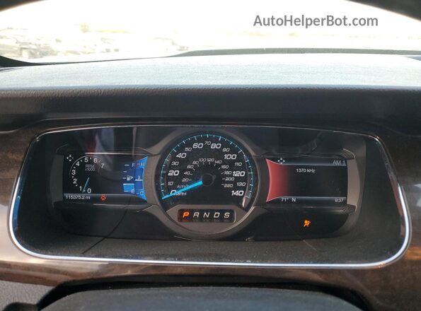 1FAHP2F84GG158341 2016 FORD TAURUS Blue Instrument cluster view