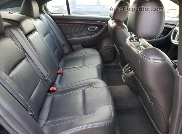 1FAHP2F84GG158341 2016 FORD TAURUS Blue Rear seats view