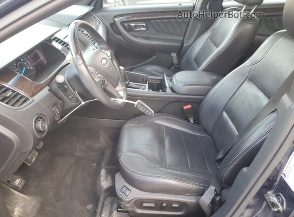 1FAHP2F84GG158341 2016 FORD TAURUS Blue Front interior view