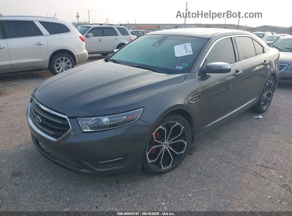 1FAHP2F85HG129190 2017 FORD TAURUS Gray Vista tres cuartos delantera izquierda