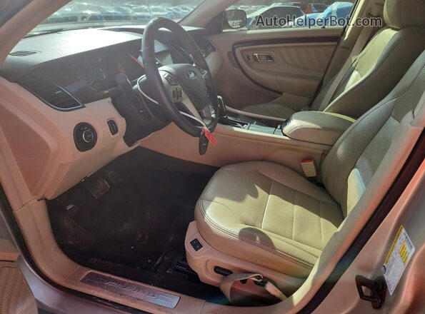 1FAHP2F85JG105218 2018 FORD TAURUS Gold Front interior view