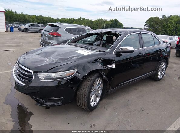 1FAHP2F86JG113294 2018 FORD TAURUS Black წინა მარცხენა ხედი სამი მეოთხედიდან