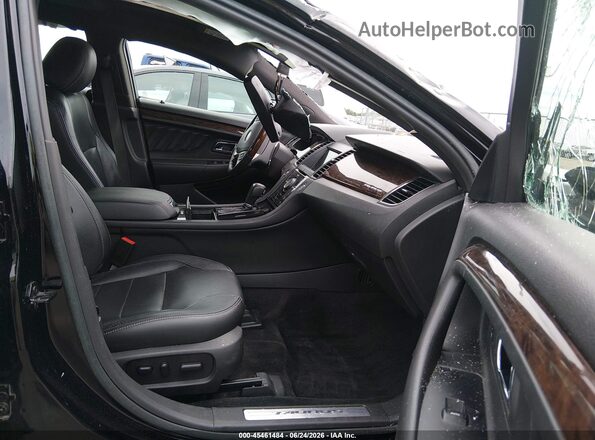 1FAHP2F86JG113294 2018 FORD TAURUS Black წინა სალონის ხედი
