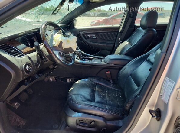 1FAHP2F89GG107580 2016 FORD TAURUS Silver Front interior view