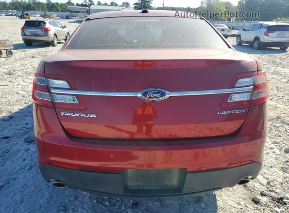 1FAHP2F8XGG147943 2016 FORD TAURUS Red Հետևի տեսք